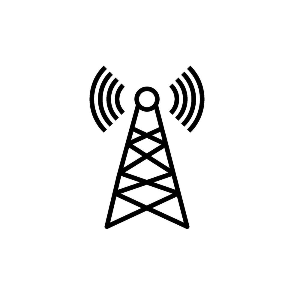 antenna tower icon vector design templates