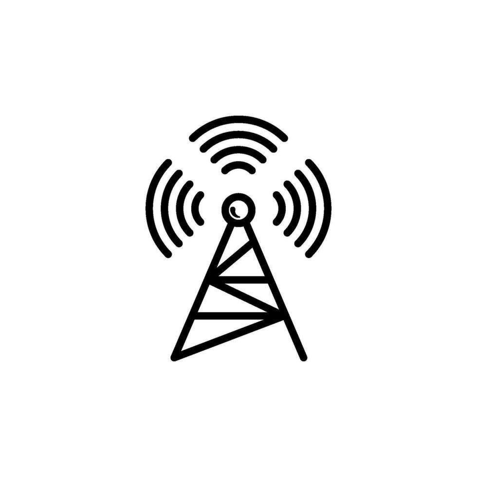 antenna tower icon vector design templates