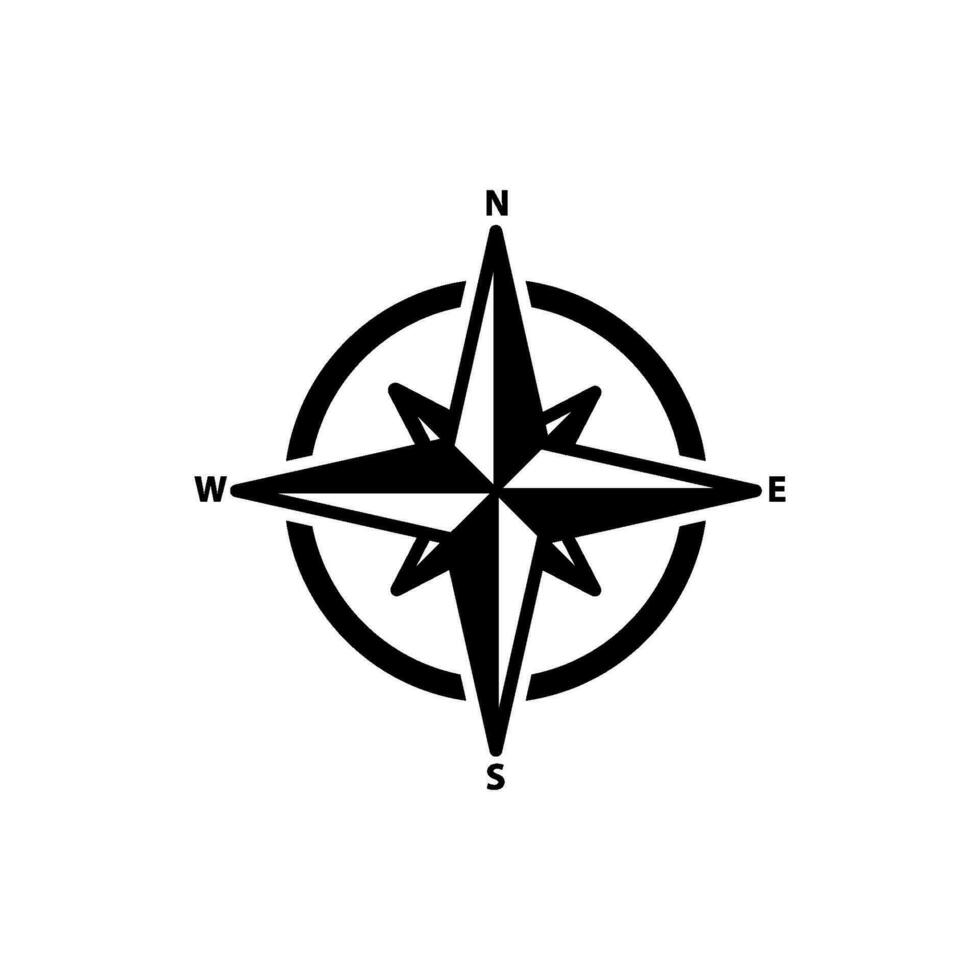 compass icon design vector templates