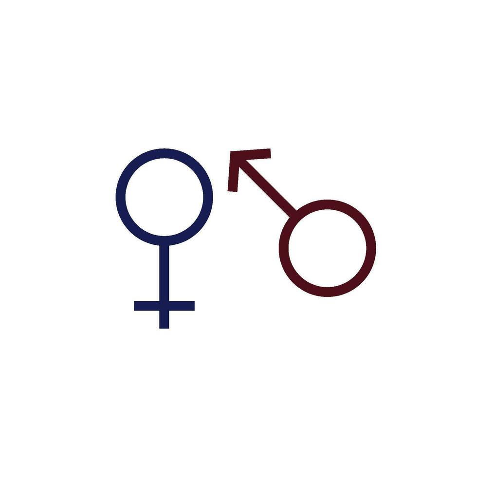 gender icon vector design templates