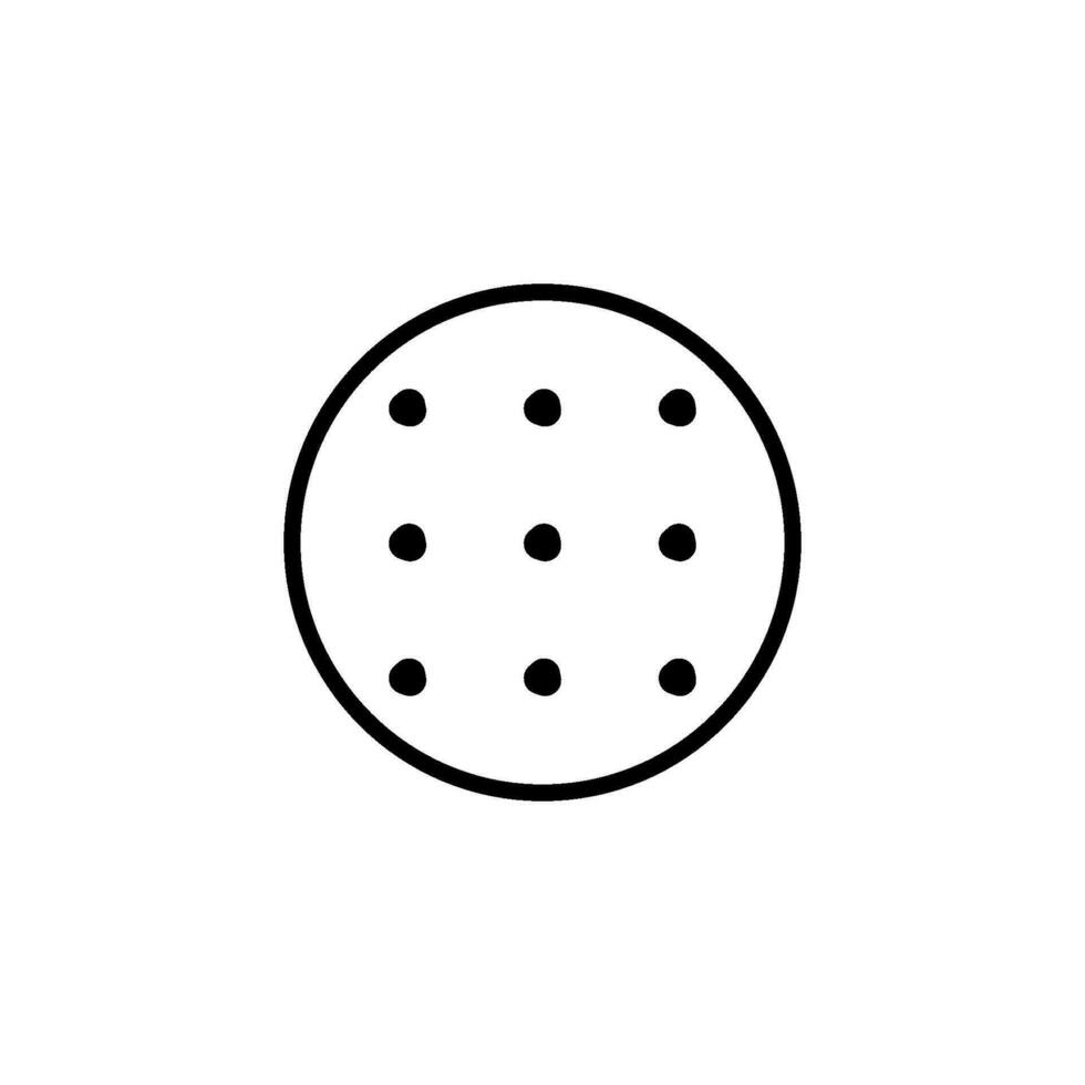 galleta icono vector diseño plantillas