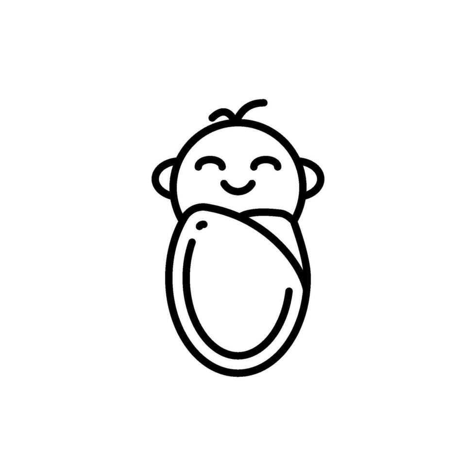 bebé icono vector diseño plantillas