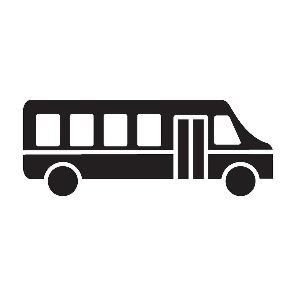 school bus icon vector design templates