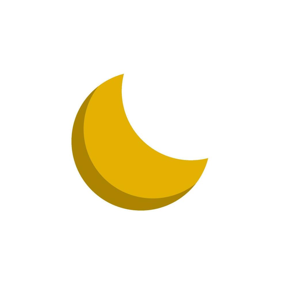 moon icon vector design template