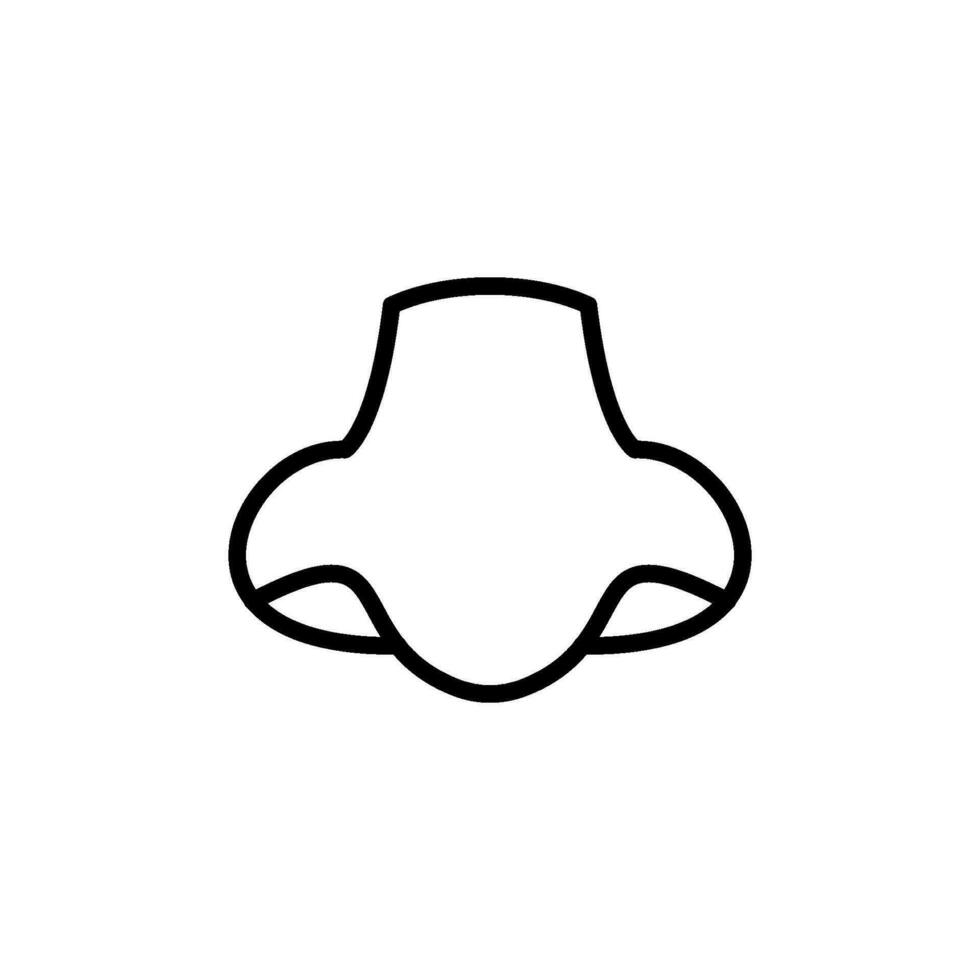 nose icon vector design templates