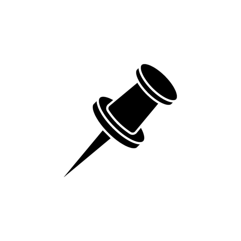 push pin icon design vector templates