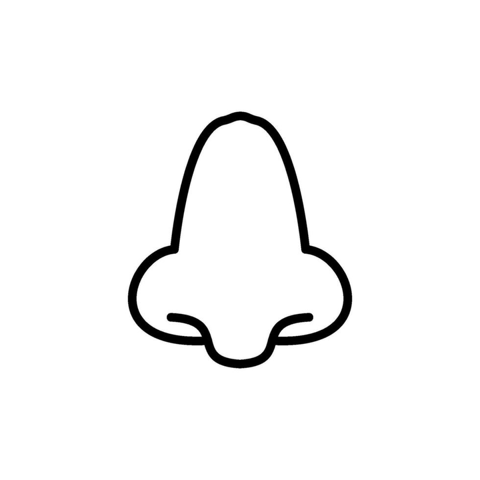 nariz icono vector diseño plantillas