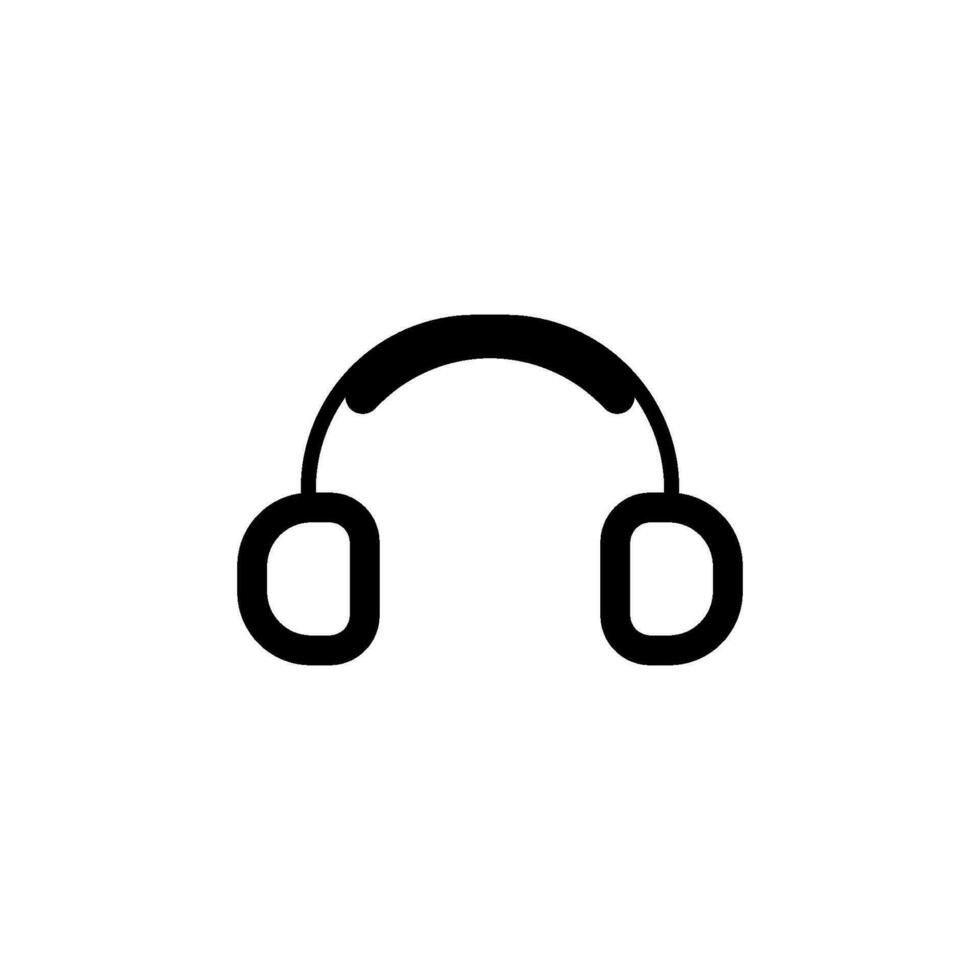 headset icon design vector templates