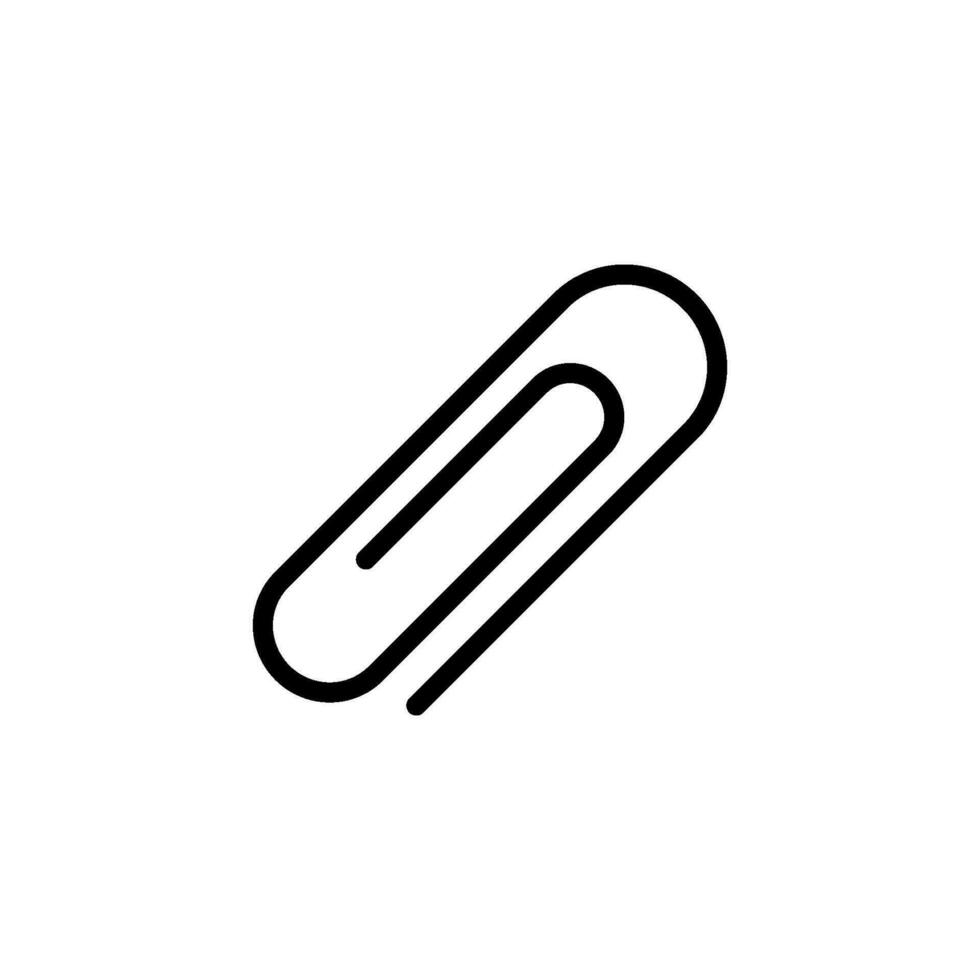 paper clip icon vector design templates