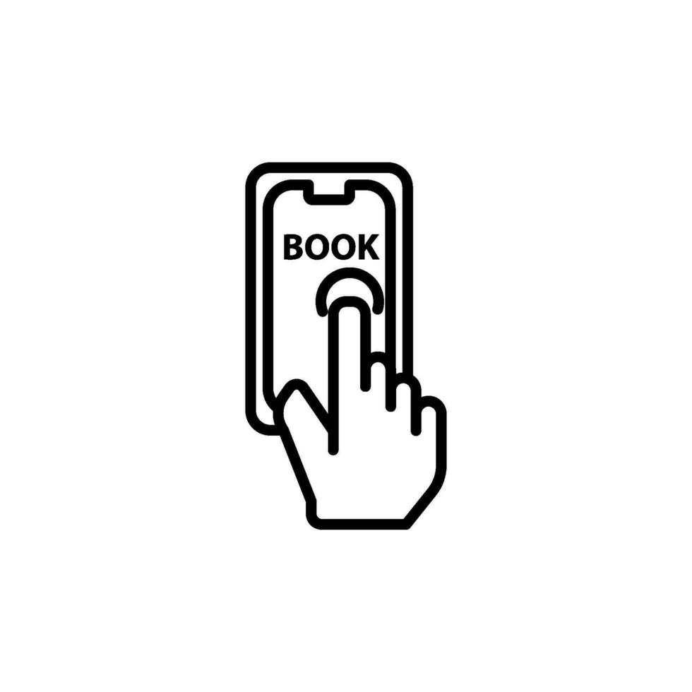 booking icon vector design templates