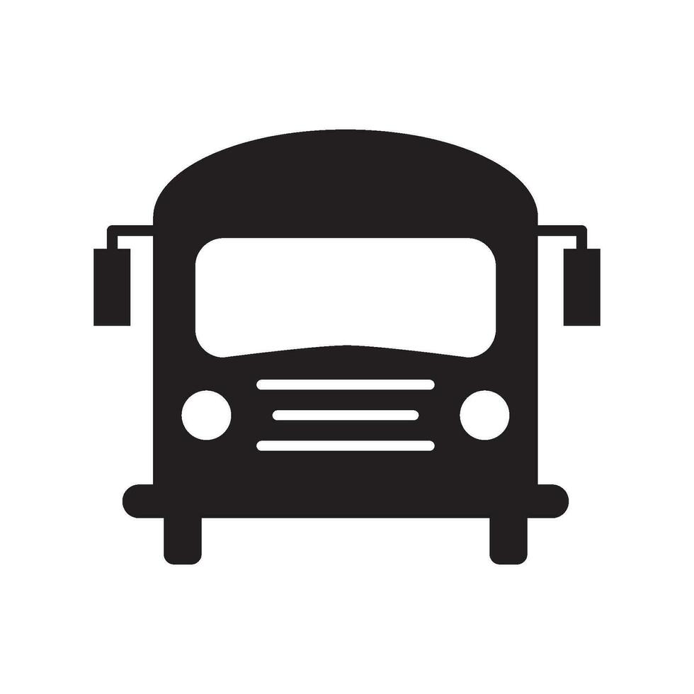 school bus icon vector design templates