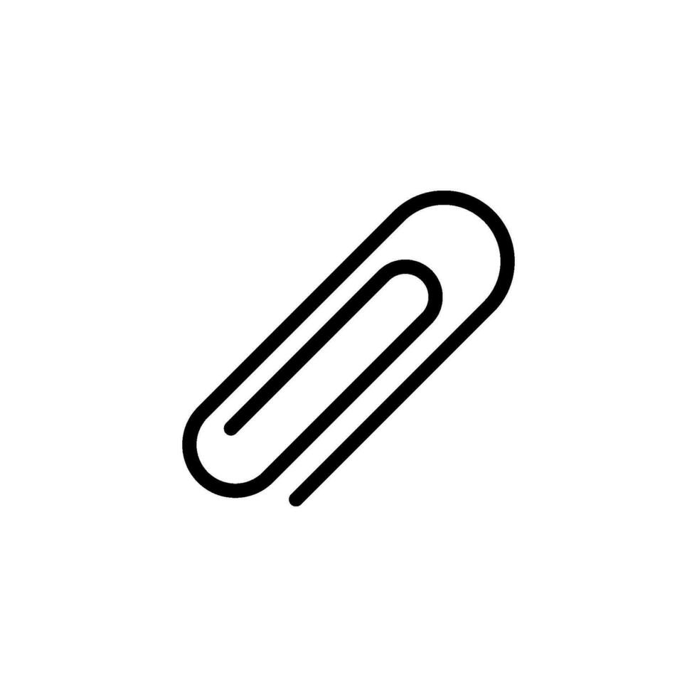 paper clip icon vector design templates