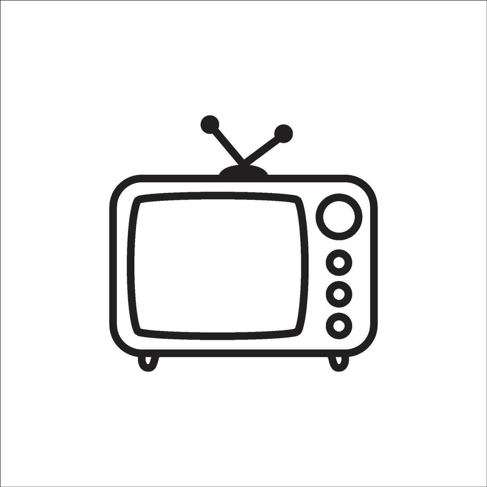 television icon design vector templates