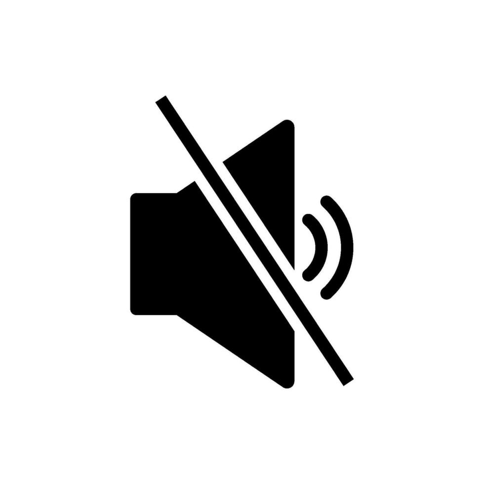 mute icon vector design templates