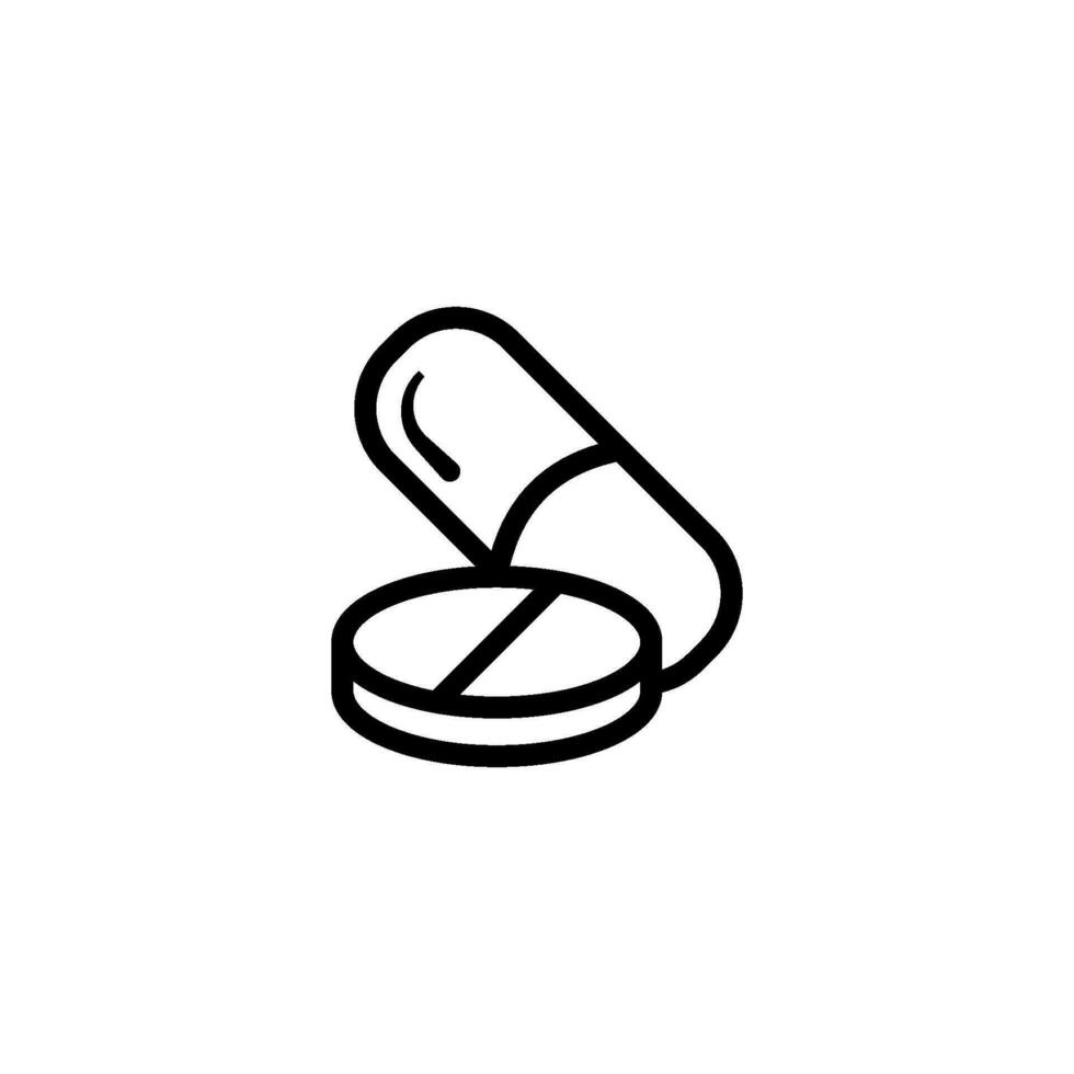 pill icon design vector templates