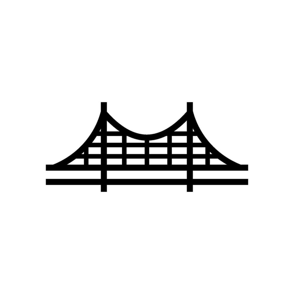 puente icono vector diseño plantillas