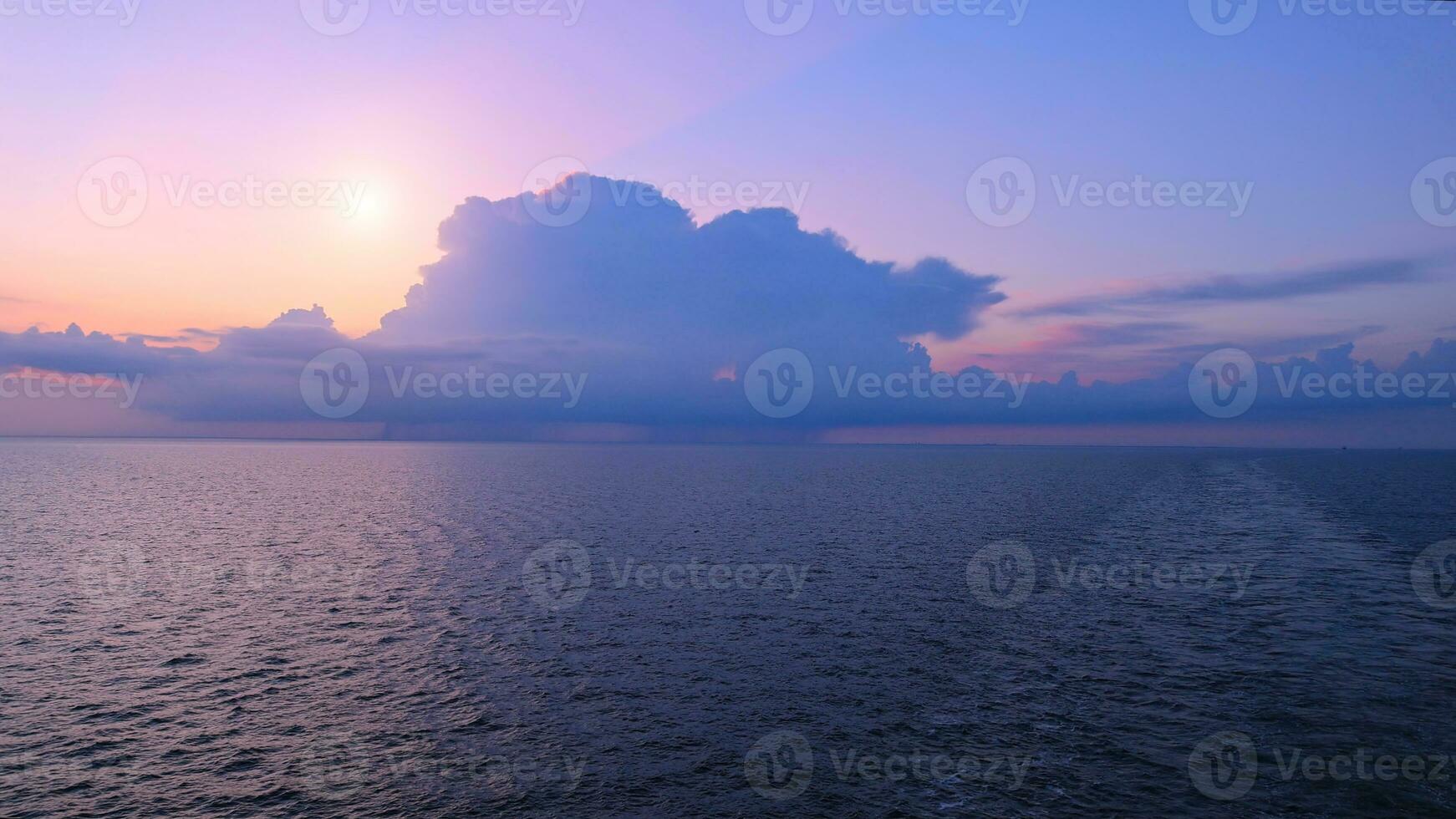 Cruise ship heading to Caribbean islands cruise vacation from Miami, Florida, USA photo