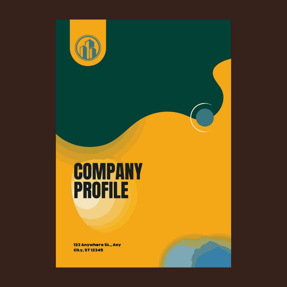 Business Company Profile Template Brochure Layout vector