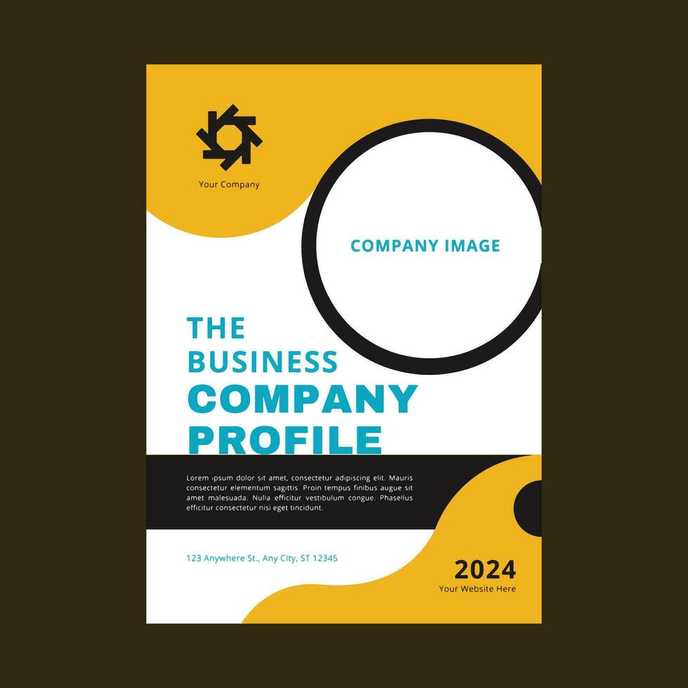 Business Company Profile Template Brochure Layout vector