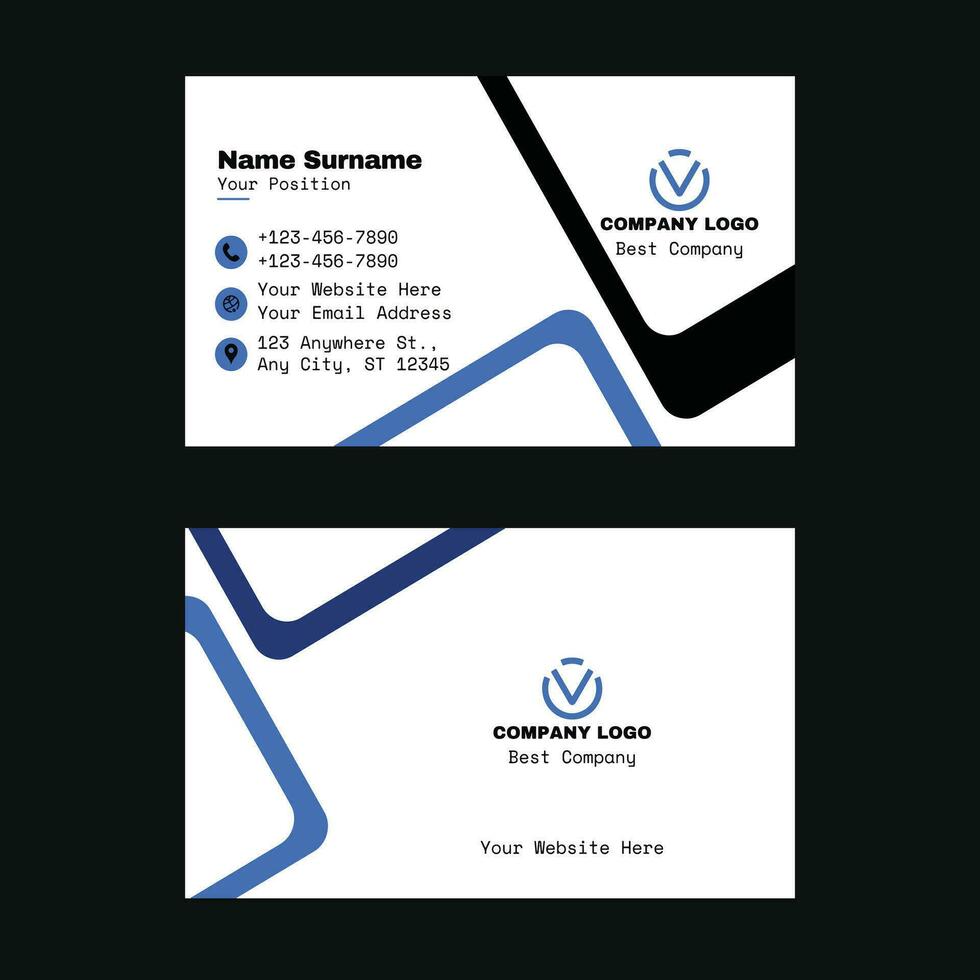 Creative Business Card Design Templates. Professional and elegant abstract Business card templates  perfect for your company and job title. Business card vector design templates.