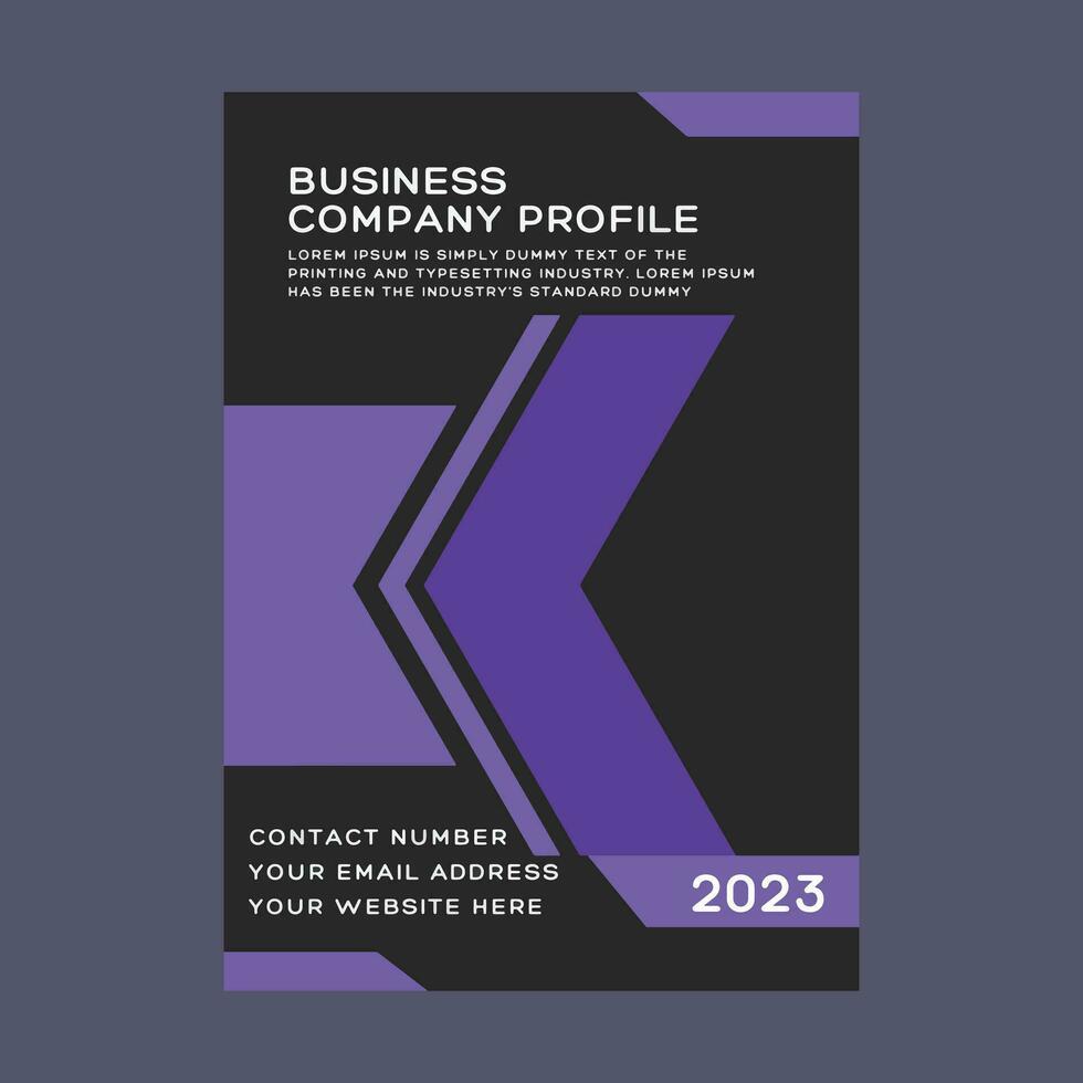 Business Company Profile Template Brochure Layout vector