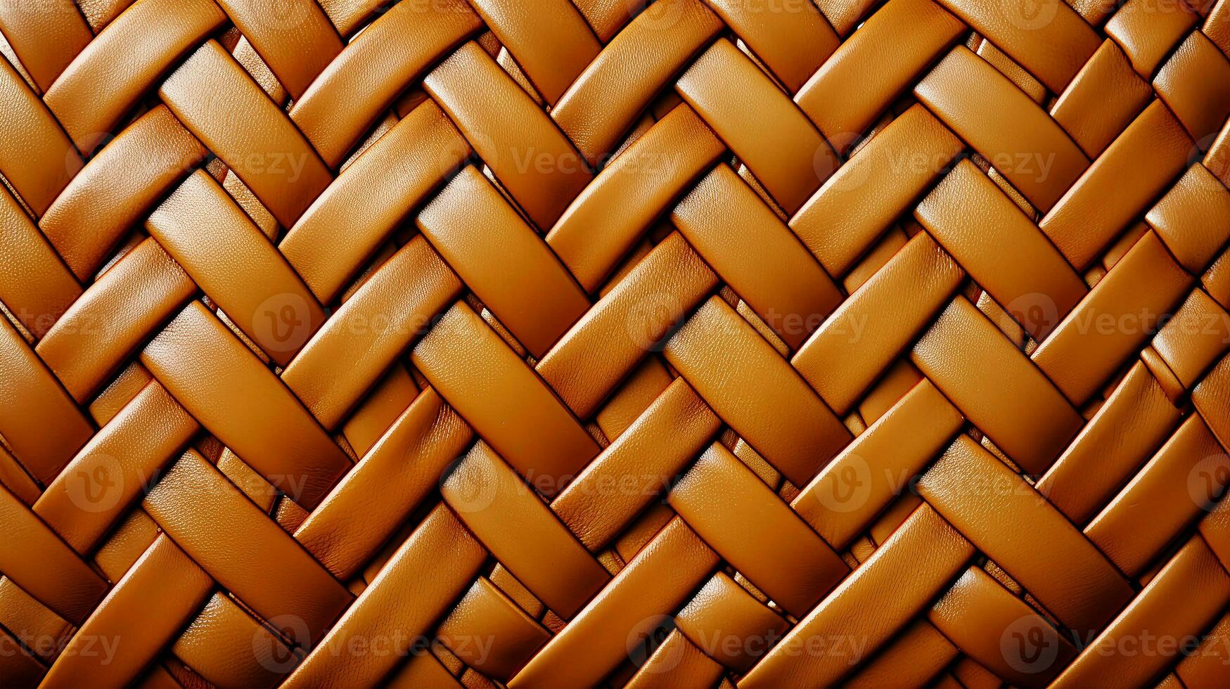 Leather woven surface, background, faux leather, texture for bag, doors, walls, AI Generated photo