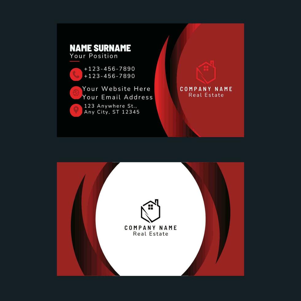 Creative Business Card Design Templates. Professional and elegant abstract Business card templates  perfect for your company and job title. Business card vector design templates.