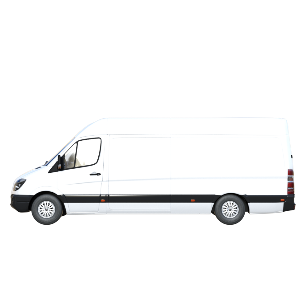 van car isolated 3d png