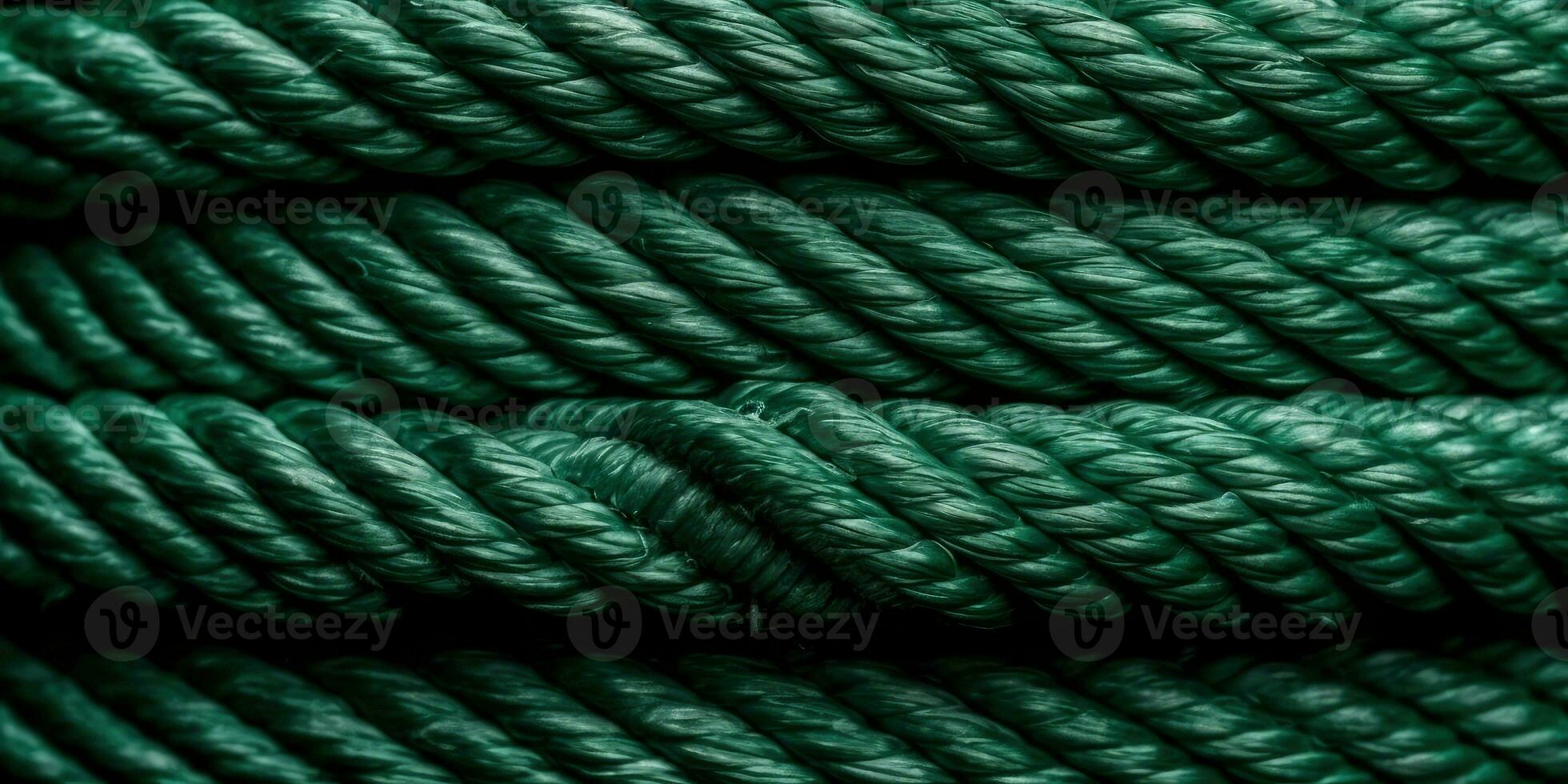 verde cuerda textura antecedentes. fondo hecho con cuerdas generativo ai foto