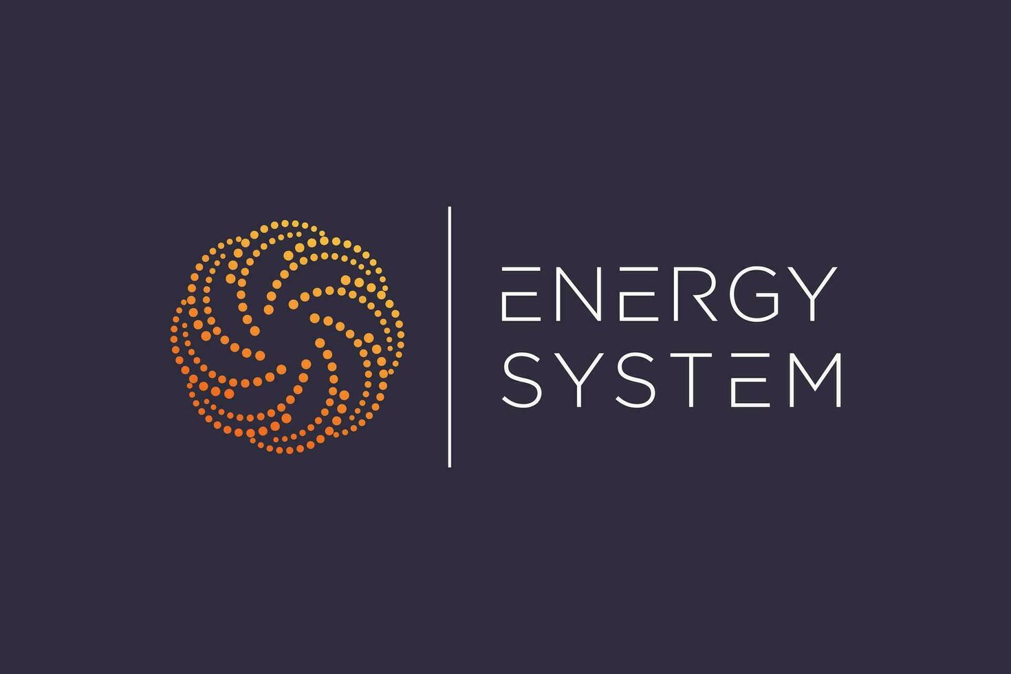 Modern energy design vector with creative element concept