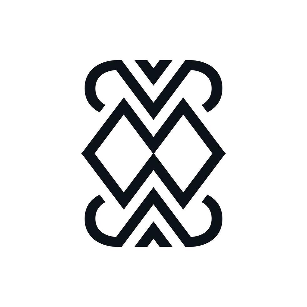 Pattern design element icon vector with creative concept