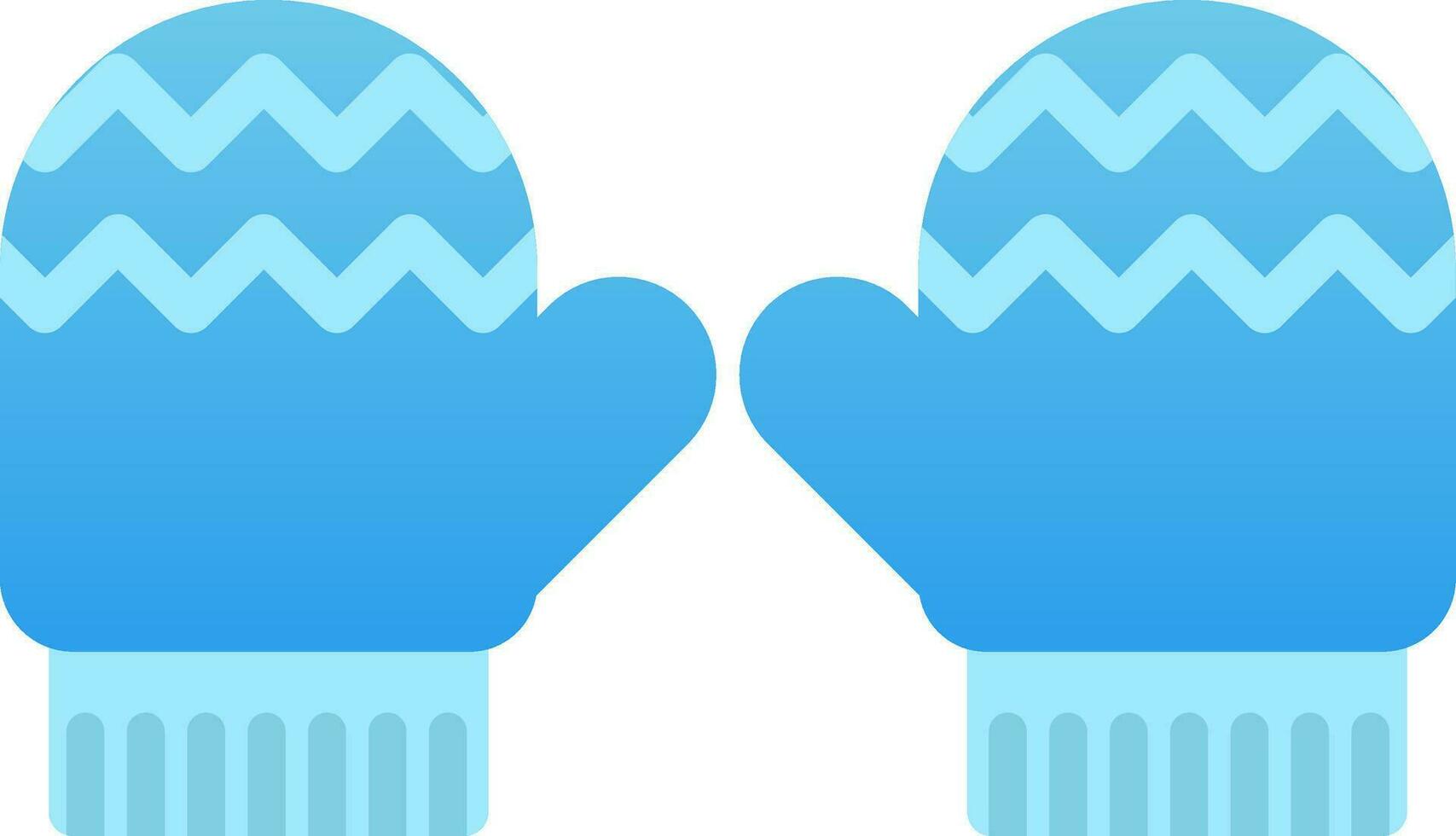Gloves icon vector for winter event. Mitten icon for cold season graphic resource. Gloves for icon, symbol, winter or Christmas celebration. Winter clothes to keep the body warm