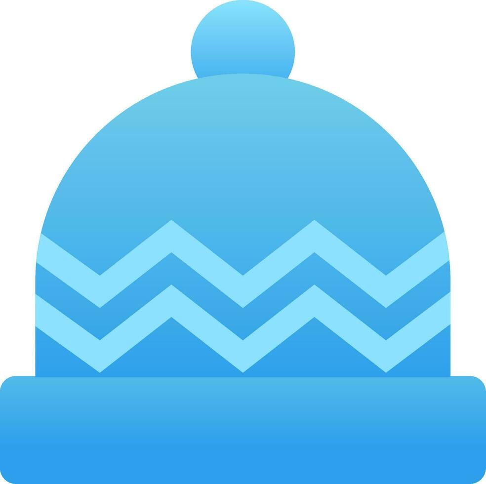 Beanie icon vector for winter event. Beanie icon for cold season graphic resource. Beanie for icon, symbol, winter or Christmas celebration. Winter clothes to keep the body warm