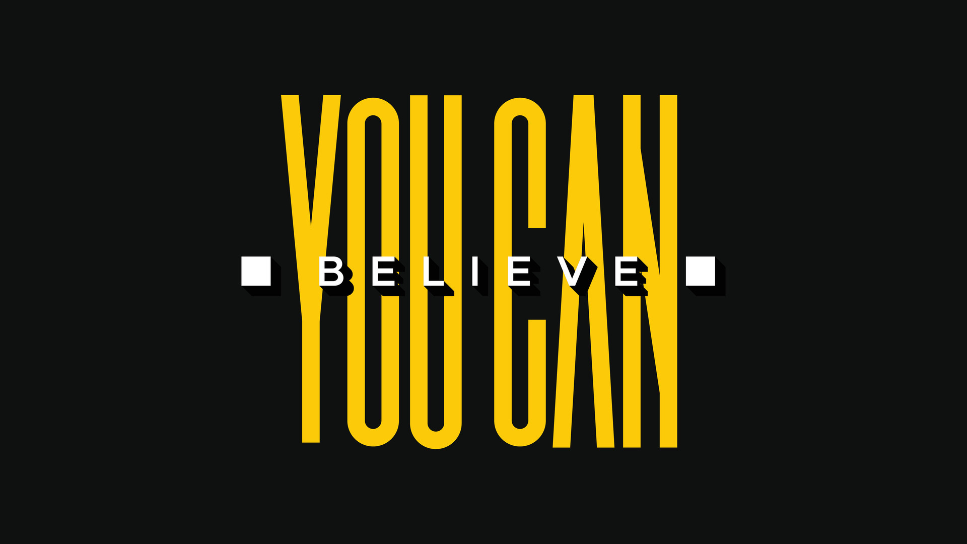 Believe you can. Trendy minimalist typography tshirt. motivational
