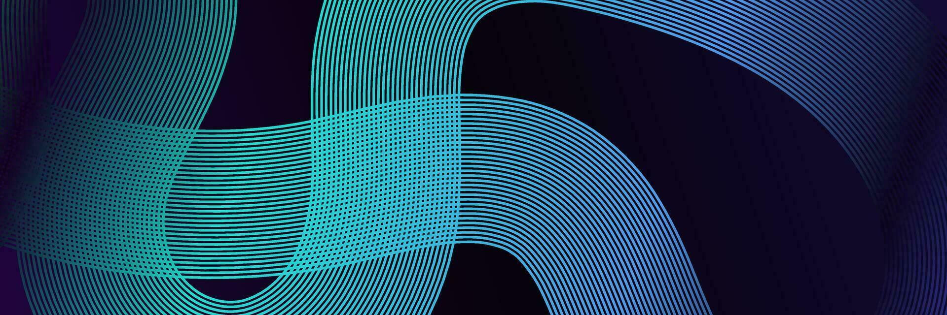 abstract dark background with glowing lines vector