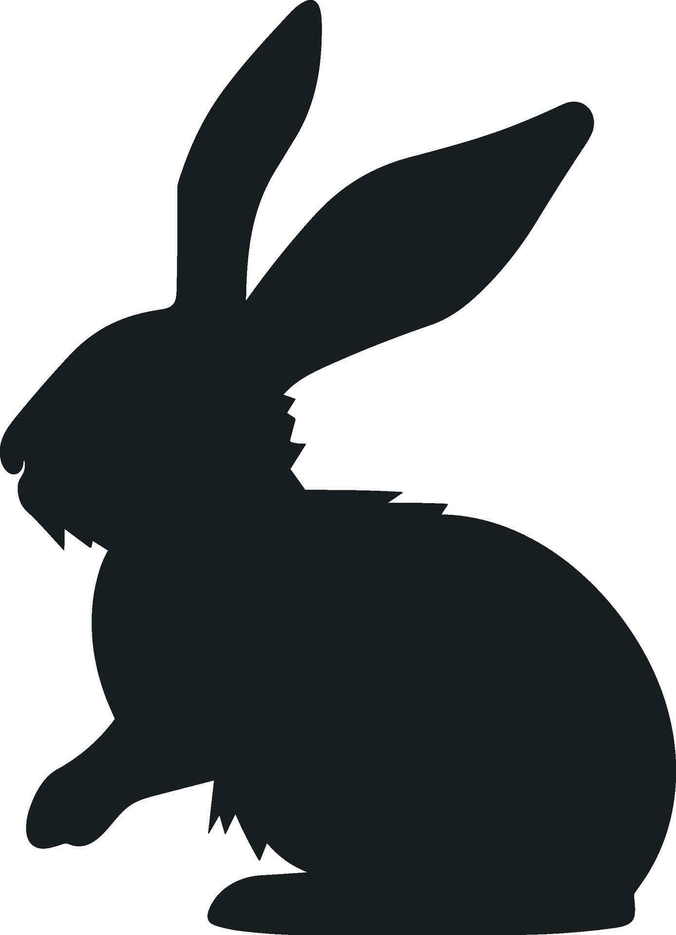 rabbit running silhouette 31604817 Vector Art at Vecteezy