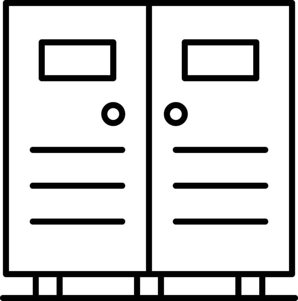 locker vector design icon for download.eps