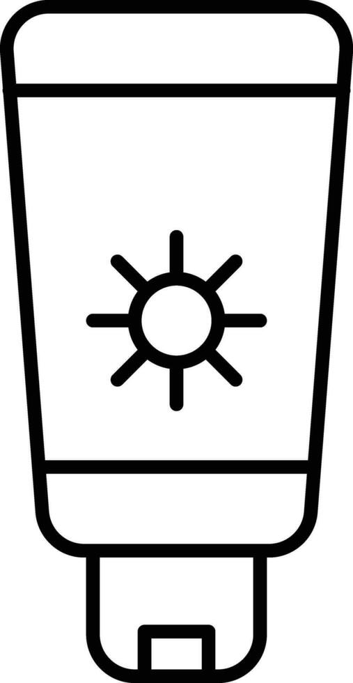 bloqueador solar vector diseño icono para descargar.eps