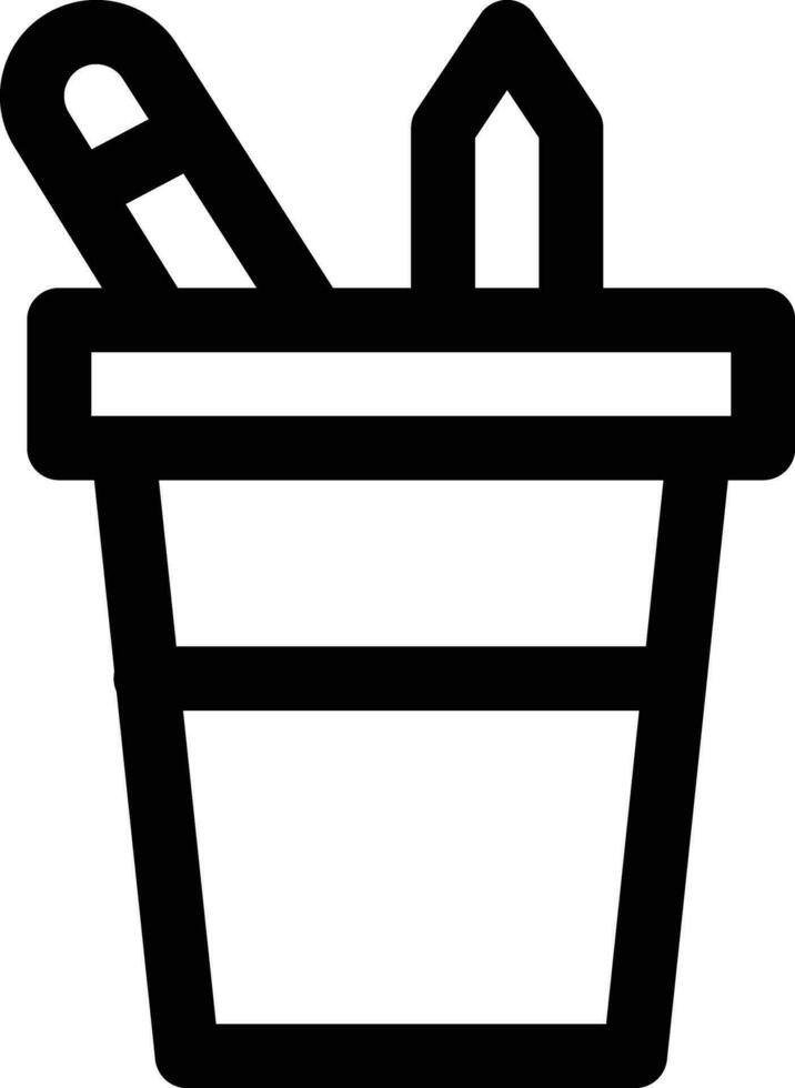 Pencil Cup download icon .eps vector