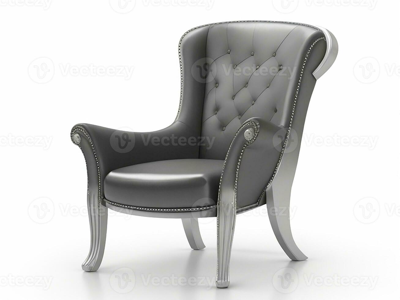 Ai Generative Beautiful chair new stylish color full isolated on a white background photo