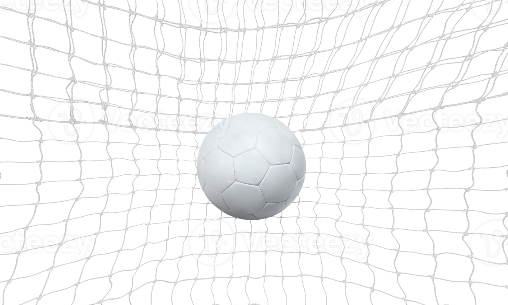 soccer ball in net Isolated PNG transparent