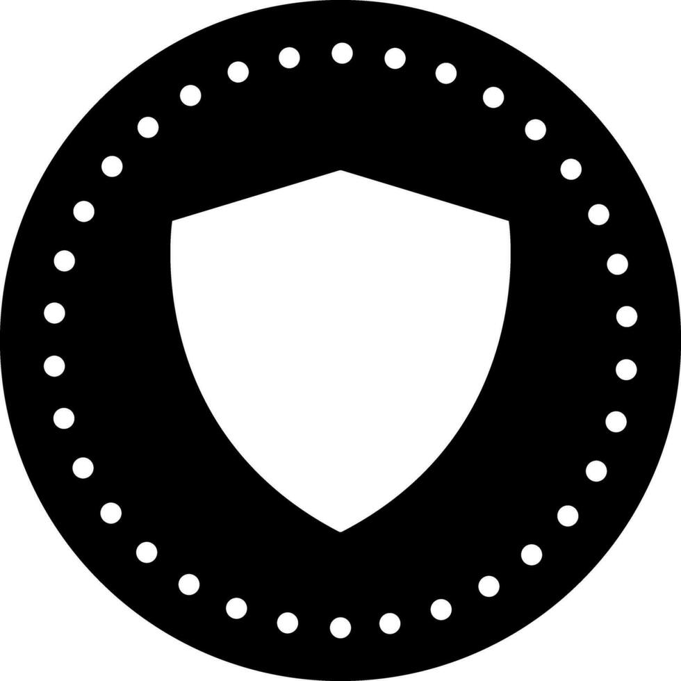 solid icon for secure vector