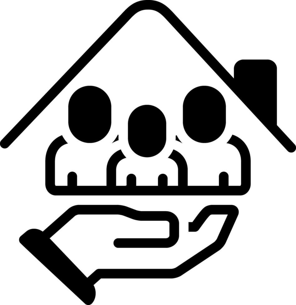 solid icon for supports vector