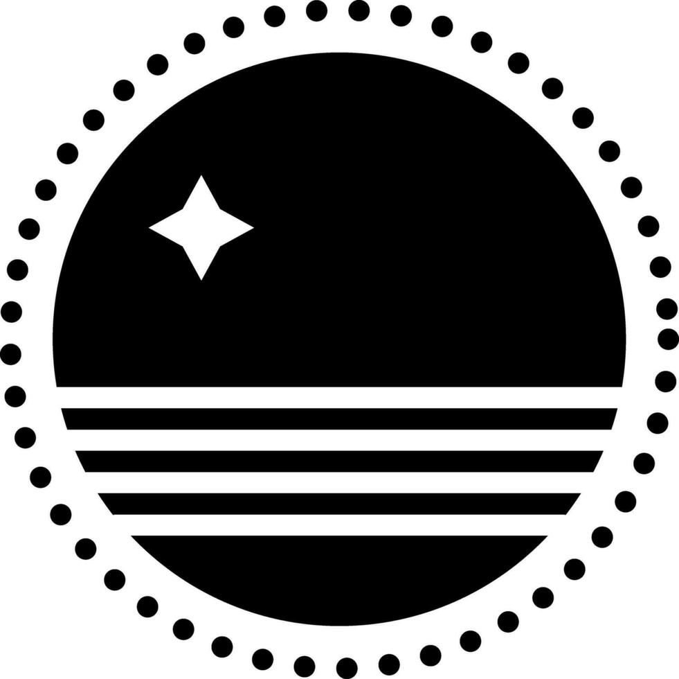 solid icon for aruba vector