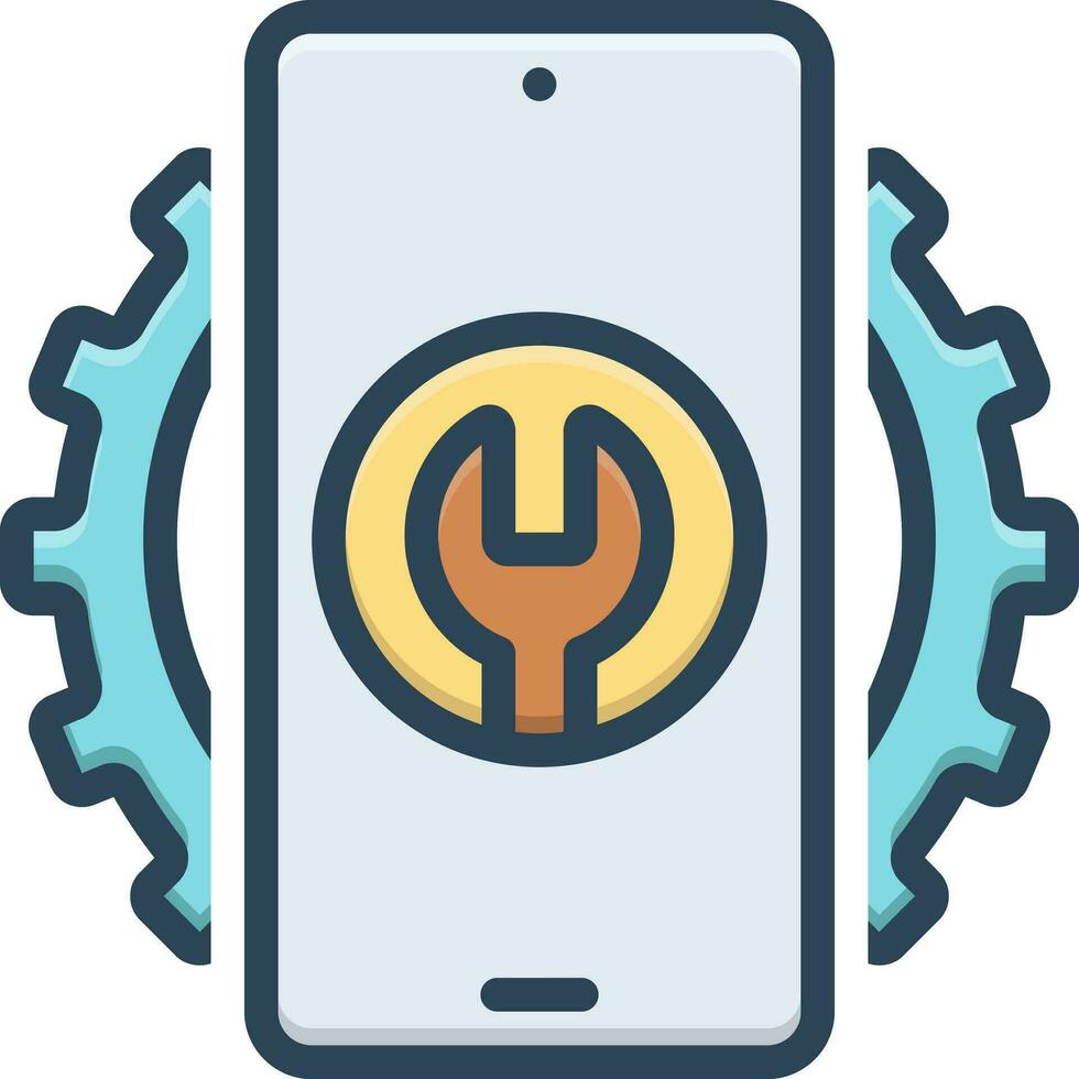 color icon for functional vector
