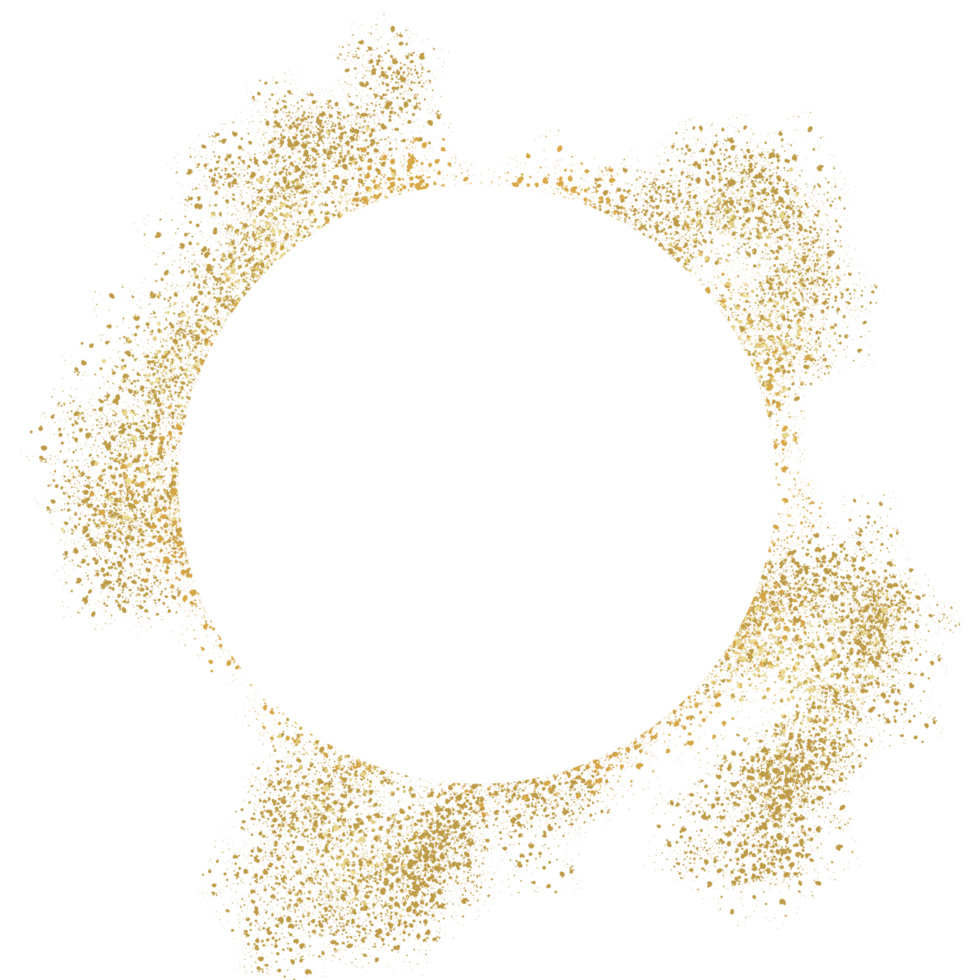 oro circulo frontera png