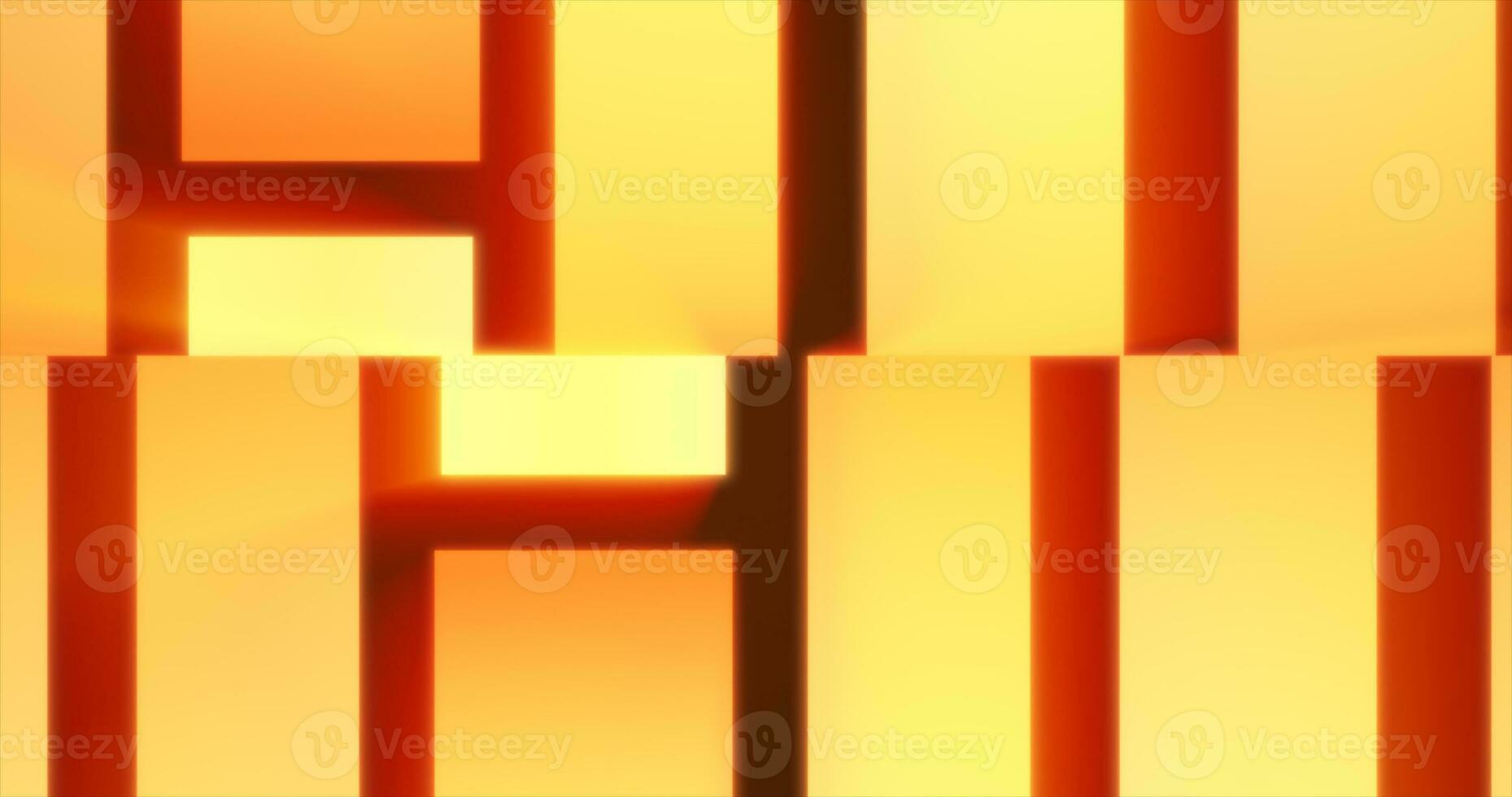 Yellow patterns futuristic energy glowing from rectangles and squares background photo