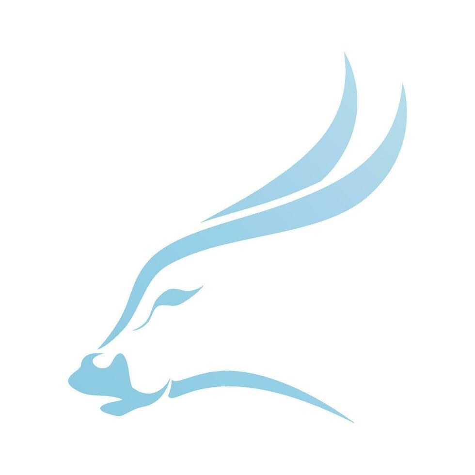 antelope logo vector illustrations design icon logo
