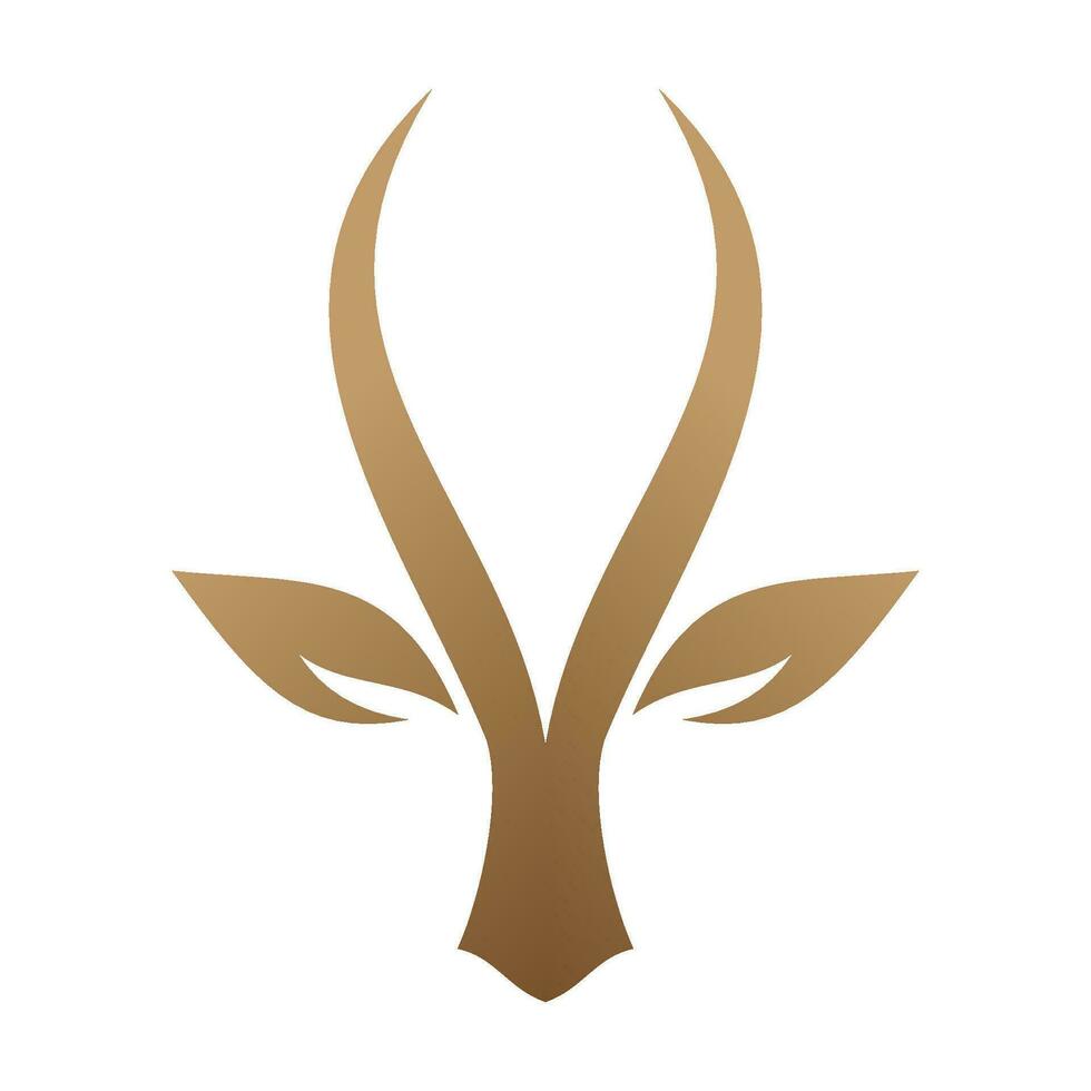 antelope logo vector illustrations design icon logo