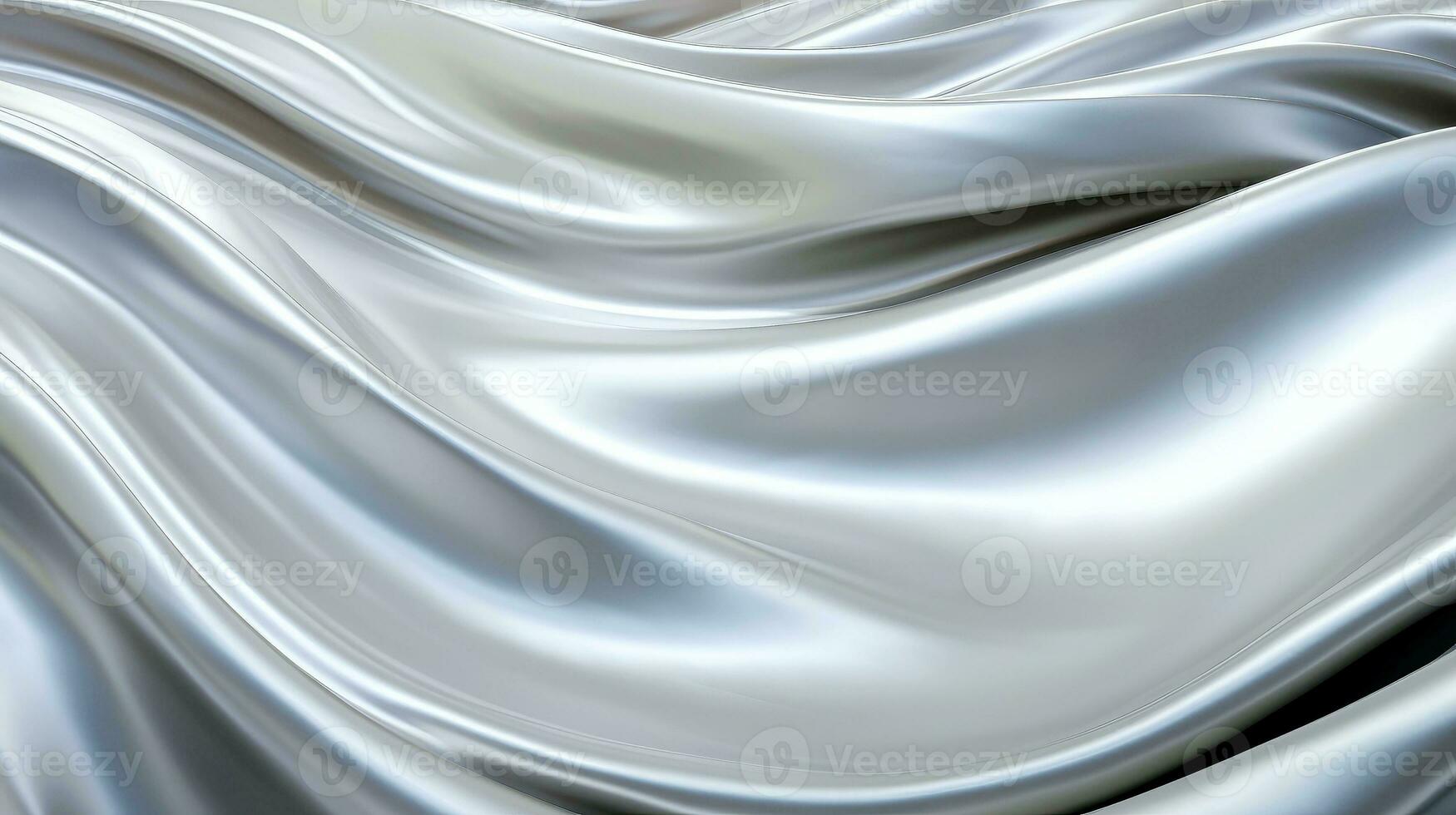 Close up of silver object, silver foil metallic wall, abstract texture background, Generative AI illustration photo